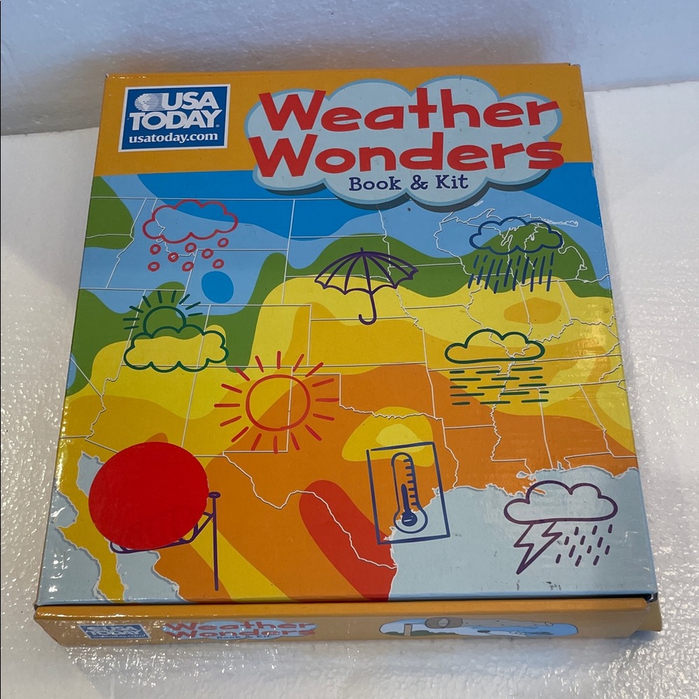 Weather Wonders simple weather experiments Book Educational Toy kit meteorology